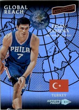 2016-17 Panini Aficionado Artist's Proof Basketball Card #115 Ersan Ilyasova GR