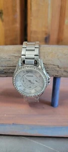 Orologio da polso donna Fossil Riley ES3202 acciaio inox quadrante analogico quarzo DE129 - Foto 1 di 6
