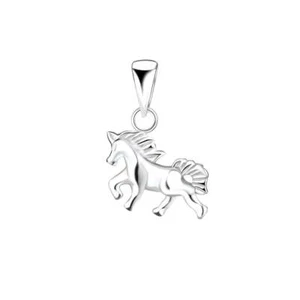 Silver Horse Pendant - 7mm - 925 Sterling Silver - Picture 1 of 1