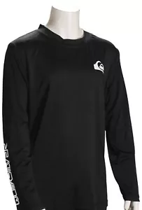 Quiksilver Boy's Everyday LS Surf Shirt - Black - New - Picture 1 of 1