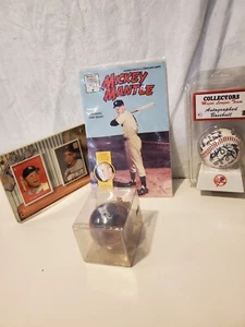 Yankees baseball collection 1996 MVP Mickey Mantle ball comic card Willie Mays - Picture 1 of 12