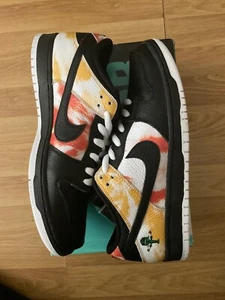 Nike SB Dunk Low Pro QS Raygun Tie-Dye Black RARE 👟 (2019) UK 11 BQ6832 001 - Picture 1 of 7