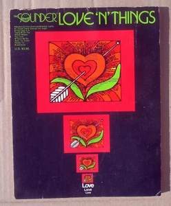 Sounder Love N' Things Easy Organ Sheet Music Book 22 Songs Hammond Vtg 1976 - Picture 1 of 3