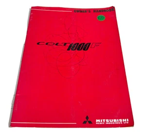 Mitsubishi Colts 1000 F owner’s Handbook - Foto 1 di 6