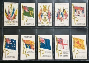 Gallaher THE ALLIES FLAGS 1914 Set Of 25 *Good Condition* - Picture 1 of 6