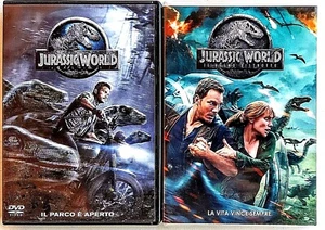 JURASSIC WORLD (2015) + IL REGNO DISTRUTTO (2018) 2 DVD EX NOLEGGIO - UNIVERSAL - Bild 1 von 2