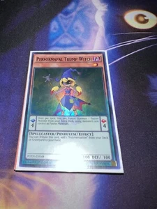Yugioh Singles - Performapal Trump Witch - Super Rare - FUEN - 1st Edition - LP - Picture 1 of 1