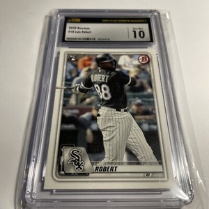 2020 Bowman Luis Robert RC Rookie Card #18! GRADED CSG GEM MINT 10! (C1)