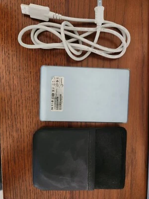 Seagate FreeAgent Go 320GB Portable USB HDD DRIVE cord and bag - Image 1 of 2