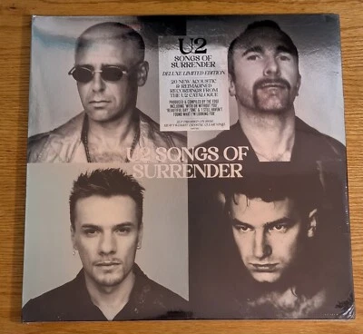 U2 – SONGS OF SURRENDER - 180G CRYSTAL CLEAR DELUXE VINYL 2XLP - CB - Image 1 of 2