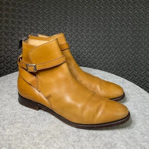Peal & Co Brooks Brothers Jodhpur Braun Kalbsleder Leder Stiefel Herren Größe 11,5 - Bild 1 von 8