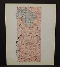 Indiana Tipton County Map Pipe Creek Township 1928 Y14#18