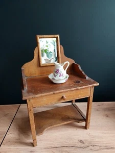 Antico Mobili Da Toilette Toeletta Pressol Ceramica Vintage Jumeau Steiner 1900 - Foto 1 di 11