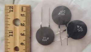 3 PCS NTC Thermistor 2.5 Ohms Current Limiter - Picture 1 of 1