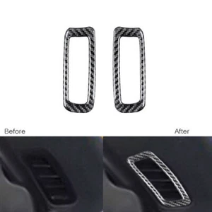 2Pcs Carbon Fiber A Pillar Air Vent Outlet Panel Cover For Mazda CX-9 2016-2020  - Picture 1 of 7