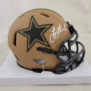 TROY AIKMAN SIGNED DALLAS COWBOYS STS 2 SPEED MINI HELMET BECKETT QR - Picture 1 of 1
