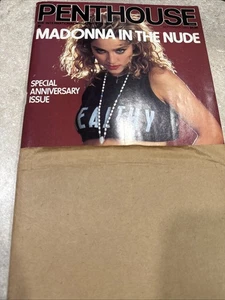 1985 September (ORIGINAL ENVELOPE) Penthouse Magazine MADONNA Christine Dupre - Picture 1 of 1