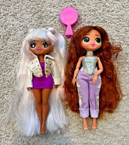 Lotto 2 bambole LOL Surprise OMG con accessori e abiti - Foto 1 di 9