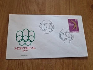 Montrea 1976l Luxembourg First Day Cover Olympic Stamp - Picture 1 of 1