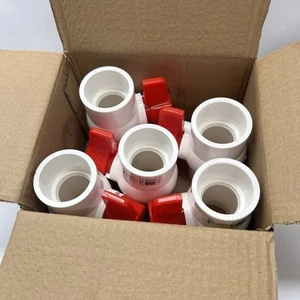 107-636 VÁLVULA DE BOLA PVC S40 DISOLVENTE 1-1/4" CAJA DE 5 - Imagen 1 de 3