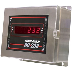 Rice Lake, 32717, pantalla remota LED roja de 0,8", carcasa de acero inoxidable NEMA 4X - Imagen 1 de 1