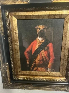 Stampa massiccia incorniciata Sir Walter Bark anni 70 arte retrò divertente lieve difficoltà buona foto - Foto 1 di 11