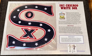 1917 CHICAGO WHITE SOX MLB BASEBALL WILLABEE & WARD COOPERSTOWN PATCH - Bild 1 von 2