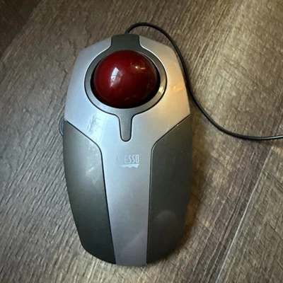 Adesso Desktop Optical Trackball Ergonomic Mouse USB Corded iMouse T1 - Image 1 of 3