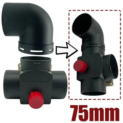 Air Vent Connector Environmentally-friendly Plastic No Cutting Required - Image 1 of 4