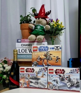 Lego Star Wars 8083 8084 8014 Rebel Snow Clone Walker Battle Pack scatola ritirata 1 - Foto 1 di 2