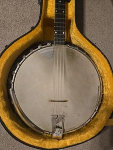 antique VEGA banjo in A case, made in Boston - Picture 1 of 24