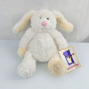 Manhattan Toy Cozies Plush Rabbit Bunny Small White Beanbag 2010 Vintage Toy - Picture 1 of 8