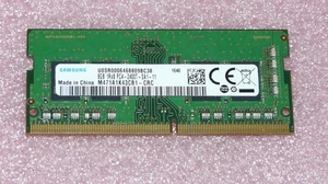8GB 1Rx8 PC4-2400T-SA1-11 Samsung M471A1K43CB1-CRC SO-DIMM 260 Pins DDR4 RAM - Afbeelding 1 van 2