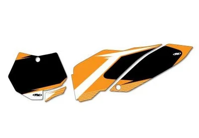 Factory Effex Graphic Number Plate Backgrounds - Black Motorcycle Dirt 12-64520 - Изображение 1 из 4