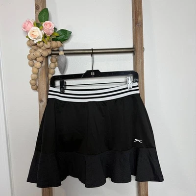 Mini Skort Slazenger Tenis Golf Negro Blanco Talla Pequeña Foto 1 de 4