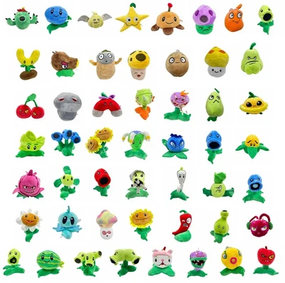 Figuras de peluche Plants vs Zombies PVZ 110 piezas juguete de peluche muñeca de peluche suave para regalos Foto 1 de 4