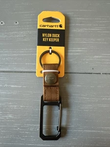 Carhartt Nylon Duck Key Keeper Self-Locking Clip Holder - Picture 1 of 4