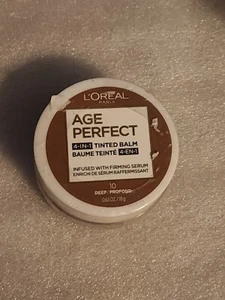 Loreal Age Perfect 4-In-1 Tinted Balm # 10 Deep W/ Firming Serum  Sealed  - Picture 1 of 1