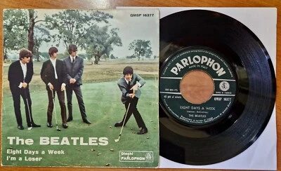 45 BEATLES EIGHT DAYS A WEEK - ANNO 1964  Label VERDE S - QMSP 16377 -  NO BIEM - Image 1 of 2