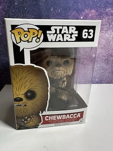 Funko POP! Chewbacca #63 Star Wars Vinyl Figure Vaulted 2015 Bobblehead - Picture 1 of 20