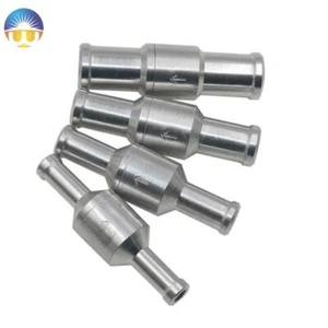Tool Vehicles Petrol Resistant Diesel Type Aluminium Check Valve Silvery 2pcs - Picture 1 of 13
