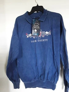 Habitat Embroidered Vintage Sweatshirt Size M NWT  - Picture 1 of 6