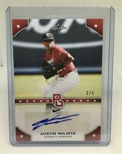 2015 Leaf Perfect Game National Showcase Red /5 Austin Wilhite #PG-AW1 Auto