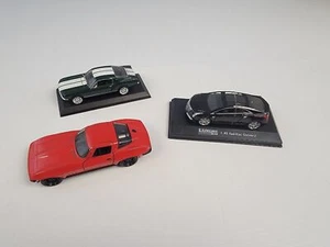 (3) JADA 67' Ford Mustang Fast & Furious 66' Corvette , 1:43 Cadillac ConverJ - Picture 1 of 9
