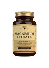 Solgar Magnesio Citrato Tabletas Pack De 120 , Fatiga, Músculo Y Hueso Salud