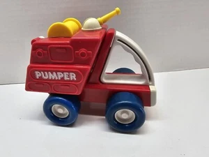 BuddyL Corp 1986 Toy Pumper Truck Firetruck Buddy L. Fire Truck Handle Toy Car - Picture 1 of 5
