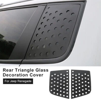 Cubierta decorativa de vidrio para ventana triangular de automóvil para Jeep Renegade 2016+ accesorios Foto 1 de 4