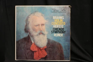 Brahms Violin Concerto - Jascha Heifetz Fritz Reiner Chcago Symphony - Imagen 1 de 3