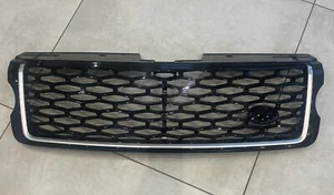 RANGE ROVER L405 VOGUE 13-17 GLOSS BLACK FACELIFT LOOK FRONT GRILL GRILLE - Picture 1 of 1