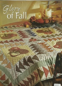 D0648 GLORY OF FALL TABLE TOPPER/ QUILT PATTERN/INSTRUCTIONS - Picture 1 of 2